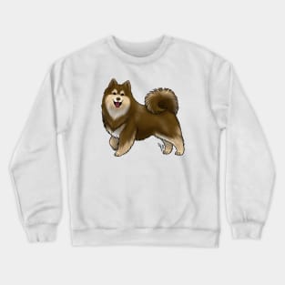 Dog - Finnish Lapphund - Brown Crewneck Sweatshirt